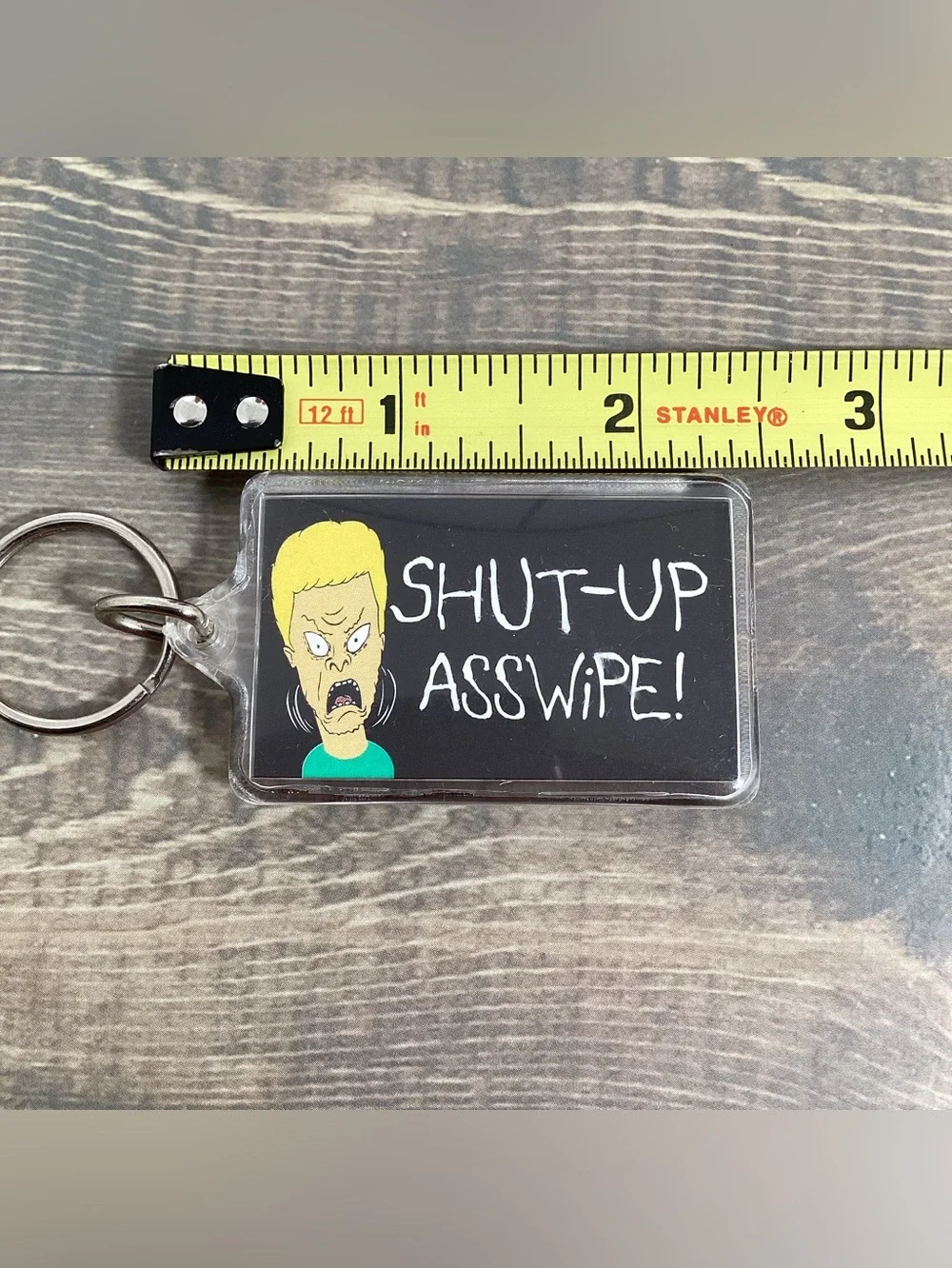 Vintage 90's 1993 Beavis And Butthead Keychain MTV 